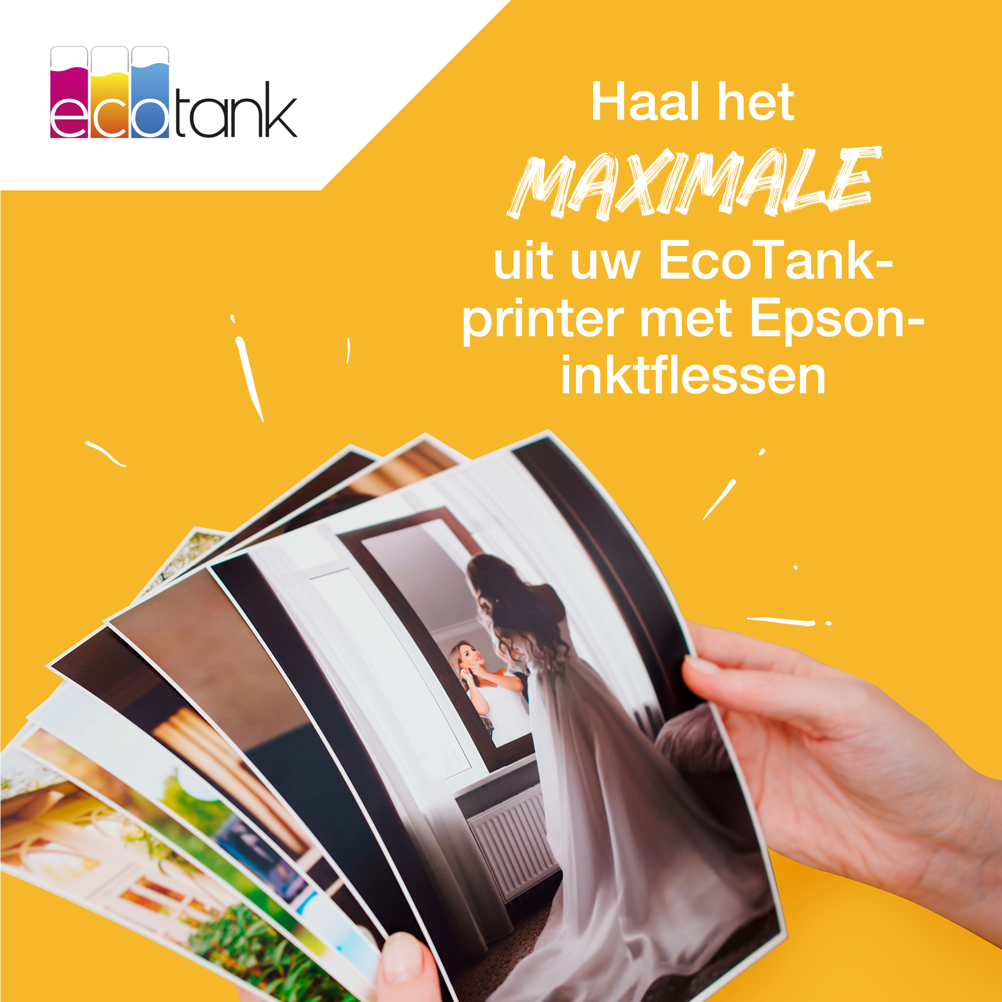 Epson 107 EcoTank inktfles zwart