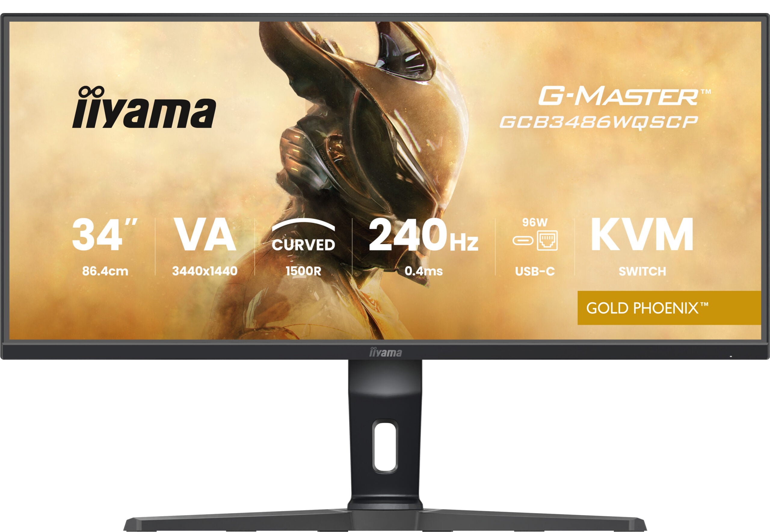iiyama G-MASTER GCB3486WQSCP-B1 computer monitor 86,4 cm (34") 3440 x 1440 Pixels UltraWide Quad HD Zwart - Afbeelding 4