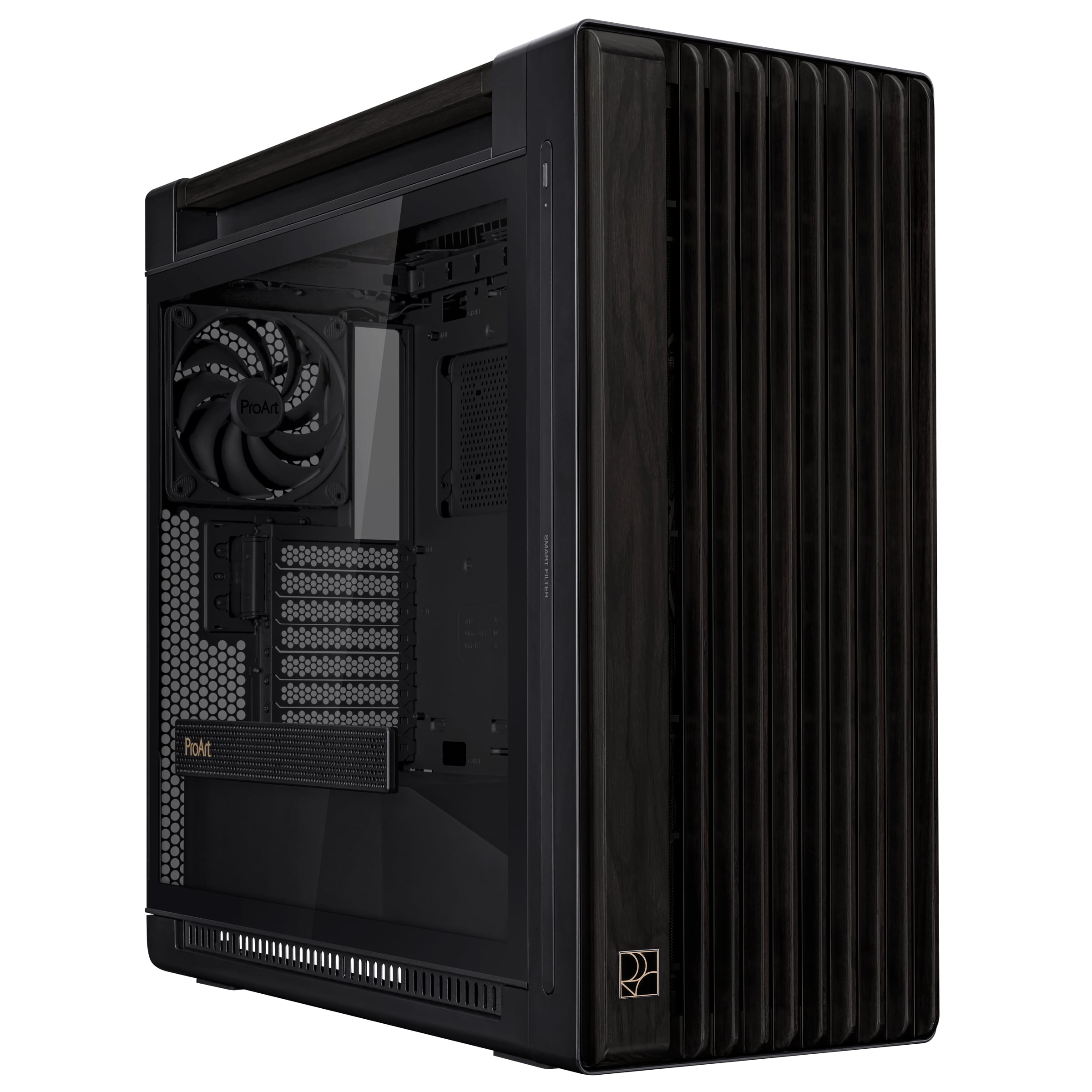 ASUS ProArt PA602 Wood Edition Midi Tower Zwart - Afbeelding 2