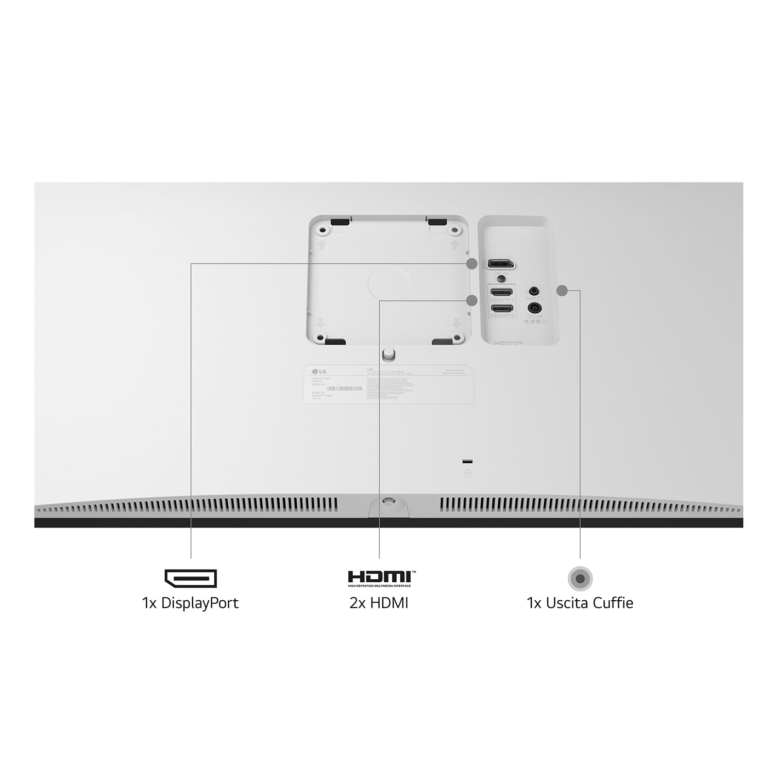 LG 27US550-W computer monitor 68,6 cm (27") 3840 x 2160 Pixels 4K Ultra HD LCD Wit - Afbeelding 3