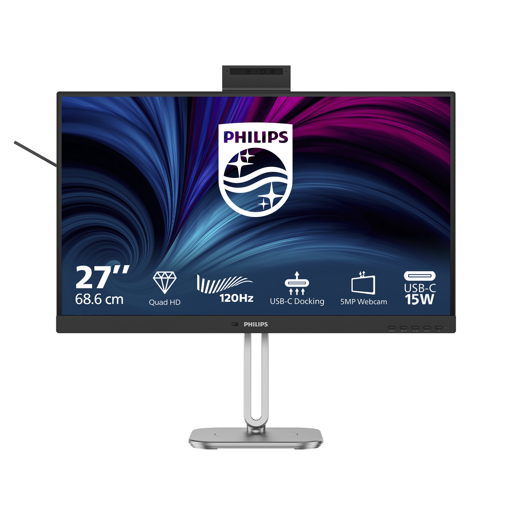 Philips 4000 series 27B2U4601H/00 computer monitor 68,6 cm (27") 2560 x 1440 Pixels Quad HD LCD Zwart - Afbeelding 2