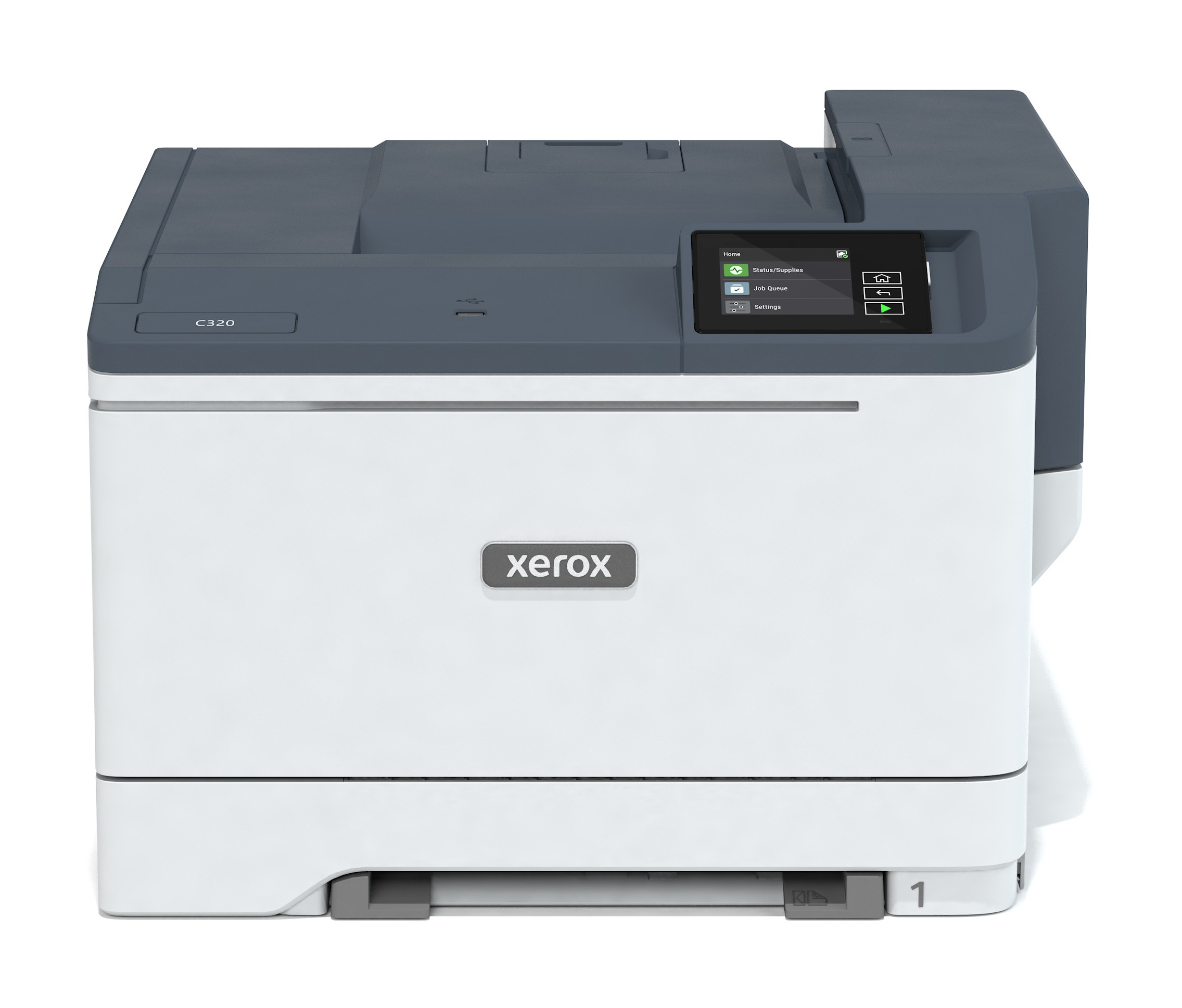 Xerox C320 A4 33 ppm draadloze dubbelzijdige printer PS3 PCL5e6/6 2 laden totaal 251 vel - Afbeelding 2