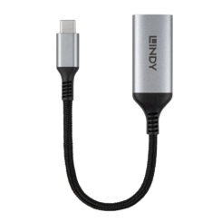Lindy 43428 video kabel adapter 0,15 m USB Type-C HDMI Grijs - Afbeelding 3