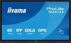 iiyama TE6513A-B3AG beeldkrant Interactief flatscreen 163,8 cm (64.5") LCD Wifi 500 cd/m² 4K Ultra HD Zwart Touchscreen Type processor Android 24/7