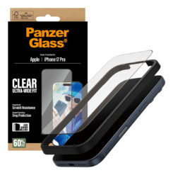 PanzerGlass ® Screen Protector iPhone 17 Pro | Ultra-Wide Fit w. EasyAligner Doorzichtige schermbeschermer Apple 1 stuk(s) - Afbeelding 6