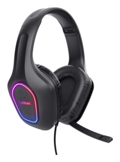 Trust GXT 416 Zirox Gaming Headset - USB gamingheadset – RGB-verlichting – Opklapbare microfoon – Zwart - Afbeelding 6