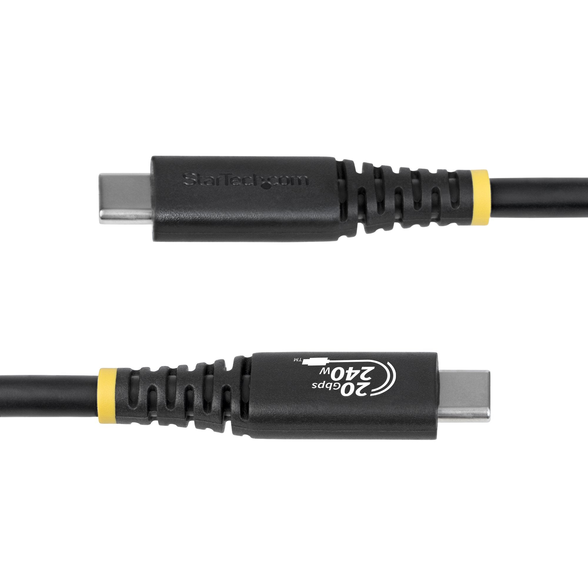 StarTech.com 2m USB4 Kabel, 20Gbps, USB-IF Gecertificeerde USB-C Kabel, 240W PD EPR, 4K 120Hz DP 2.1, TPE Mantel, USB Type-C Kabel - Afbeelding 4