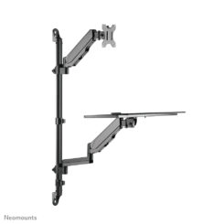 Neomounts WL90-325BL1 Zit-sta werkstation wand 17-32" - gasveer - Afbeelding 4