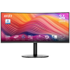 MSI Modern MD342CQP computer monitor 86,4 cm (34") 3440 x 1440 Pixels UltraWide Quad HD LCD Zwart