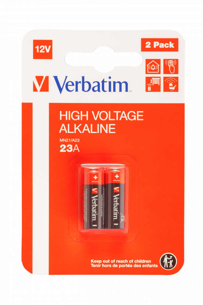 Verbatim 49940 huishoudelijke batterij Wegwerpbatterij MN21 Alkaline - Afbeelding 4