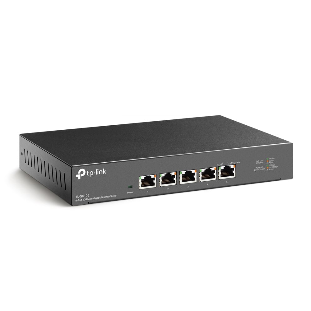 TP-Link TL-SX105 netwerk-switch Unmanaged 10G Ethernet (100/1000/10000) Zwart - Afbeelding 3