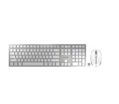 CHERRY DW 9100 SLIM toetsenbord Inclusief muis Universeel RF-draadloos + Bluetooth QWERTY Amerikaans Engels Zilver - Afbeelding 2