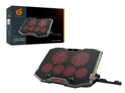 Conceptronic THYIA01B laptop cooling pad 43,2 cm (17") Grijs - Afbeelding 3