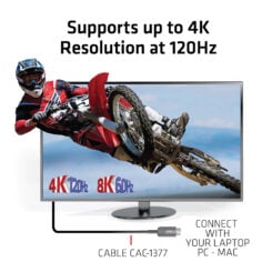 CLUB3D Ultra High Speed ​​HDMI 2.1™ gecertificeerde AOC-kabel 4K120Hz/8K60Hz Unidirectioneel M/M 15m - Afbeelding 6