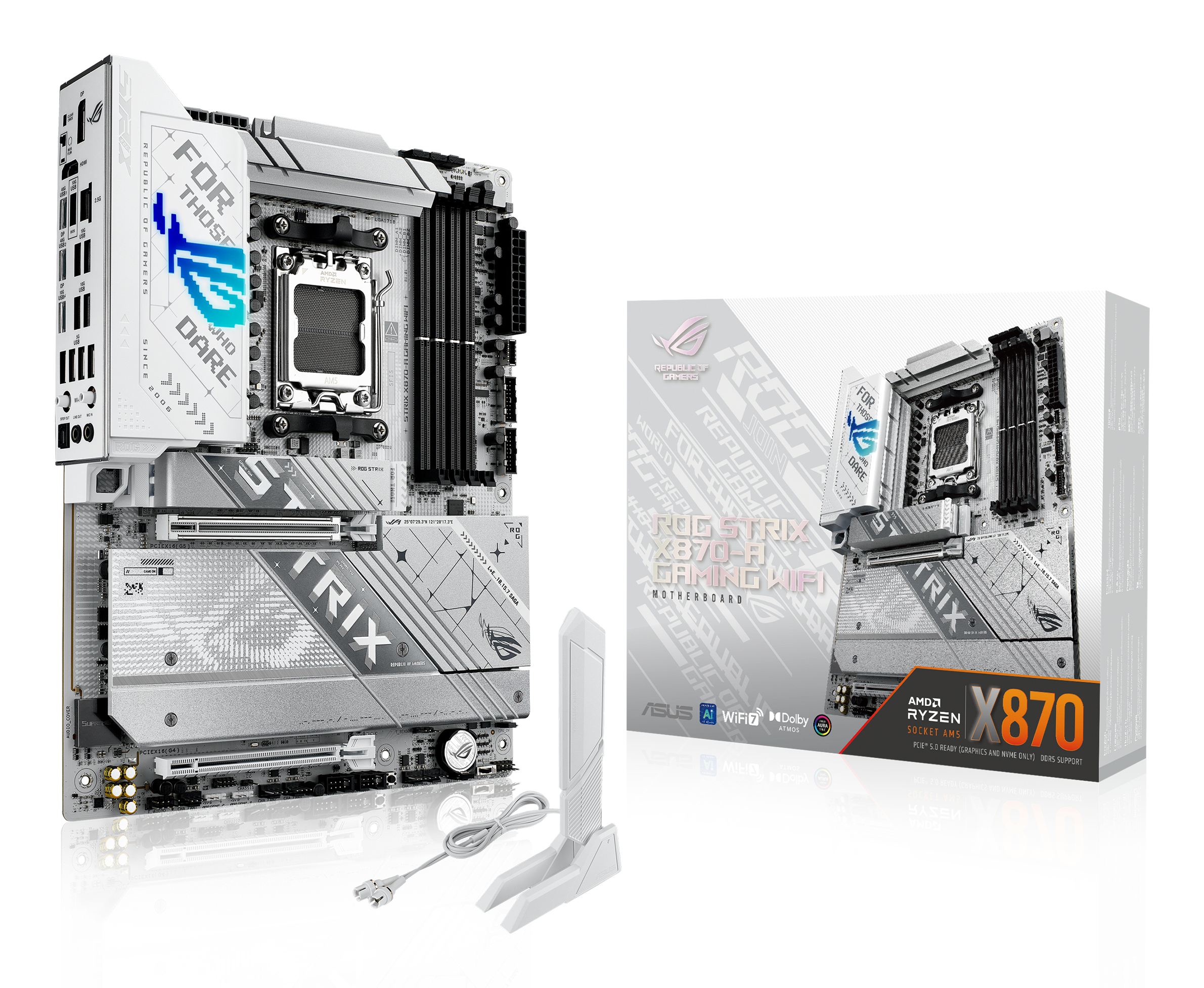 ASUS ROG STRIX X870-A GAMING WIFI AMD X870 Socket AM5 ATX - Afbeelding 2