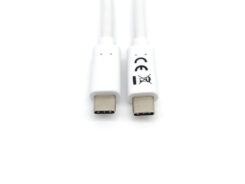Equip 128361 USB 3.2 Gen 1 C naar C-kabel, M/M , 1,0 m, PD 60W, 5Gbps, Wit - Afbeelding 5
