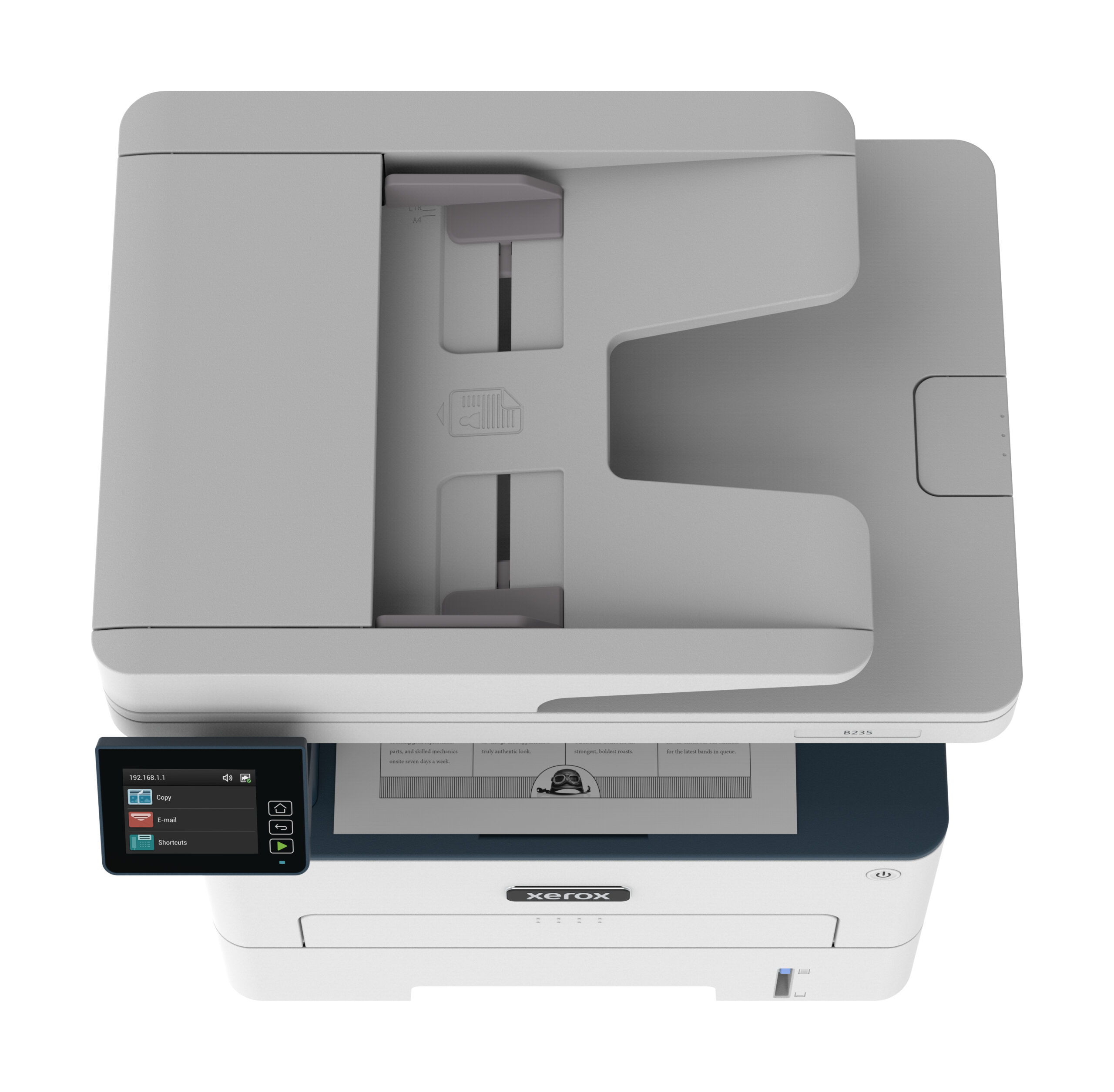 Xerox B235 A4 34 ppm draadloze dubbelzijdige printer PS3 PCL5e/6 ADF 2 laden totaal 251 vel - Afbeelding 4