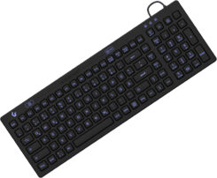 KeySonic KSK-6031INEL-B (DE) toetsenbord Industrieel USB QWERTZ Duits Zwart