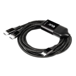 CLUB3D USB Type-C, Y charging kabel ( PPS ) to 2x USB Type-C max. 100W, 1.83m/6ft M/M - Afbeelding 5