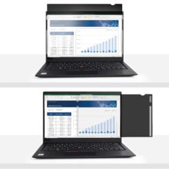 StarTech.com 15.6-inch 16:9 Laptop Privacy Filter, Anti-Glans Privacyscherm met 51% Blauw Licht Reductie, Notebook Screen Protector met +/- 30 Grad. Kijkhoek, Mat/Glanzend - Afbeelding 3