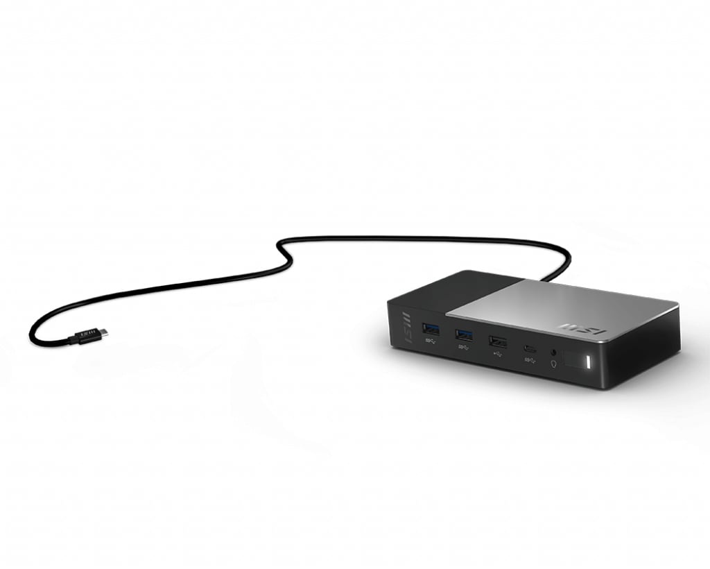 MSI USB-C Docking Station Gen 2 USB 3.2 Gen 2 (3.1 Gen 2) Type-C Zwart - Afbeelding 6