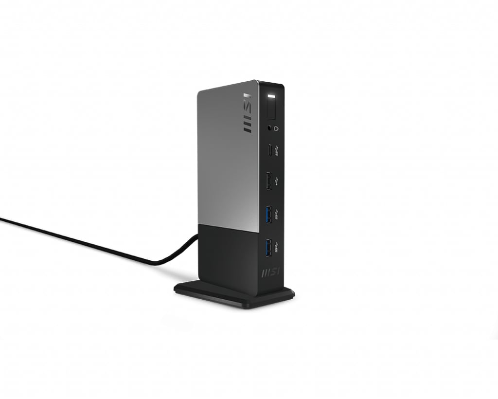 MSI USB-C Docking Station Gen 2 USB 3.2 Gen 2 (3.1 Gen 2) Type-C Zwart - Afbeelding 4