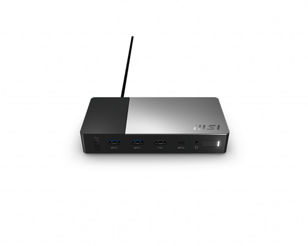 MSI USB-C Docking Station Gen 2 USB 3.2 Gen 2 (3.1 Gen 2) Type-C Zwart - Afbeelding 3