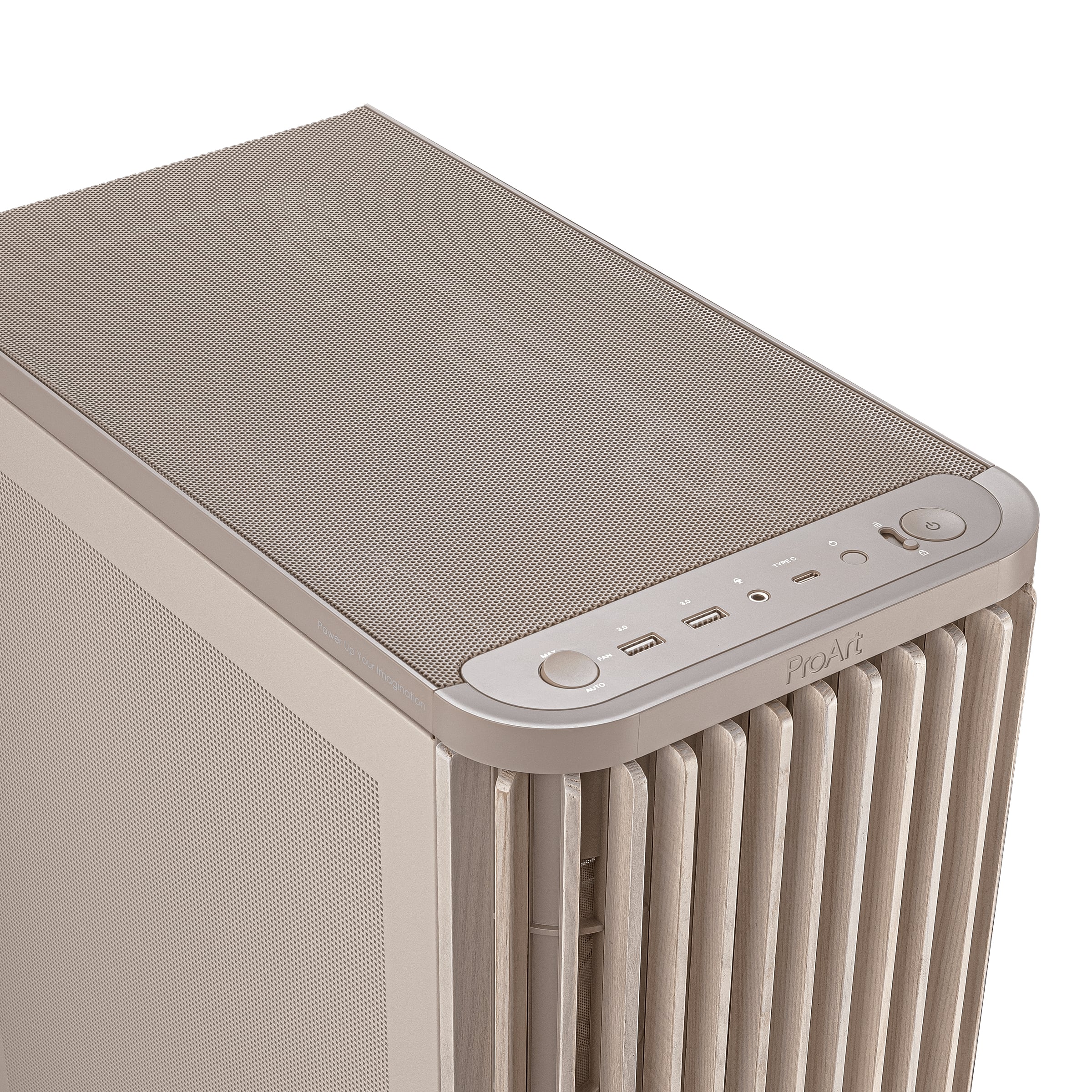 ASUS Proart PA401 Wood Mesh PWM Beige Tower - Afbeelding 3