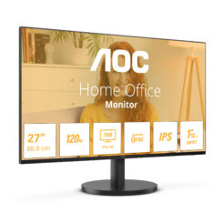 AOC B3 27B3HA2 computer monitor 68,6 cm (27") 1920 x 1080 Pixels Full HD LED Zwart - Afbeelding 3