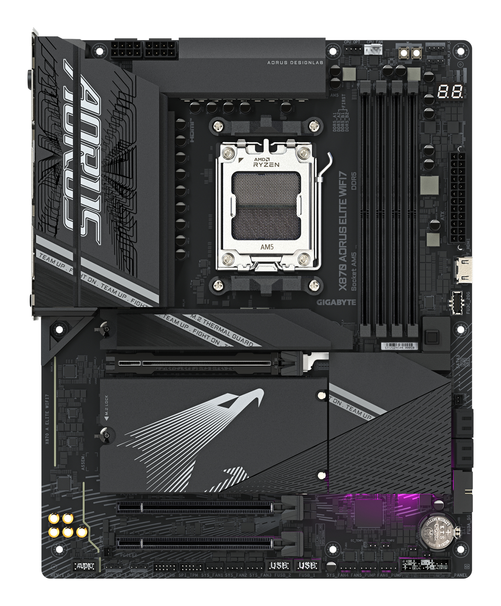 GIGABYTE X870 AORUS ELITE WIFI7 Moederbord - Afbeelding 3