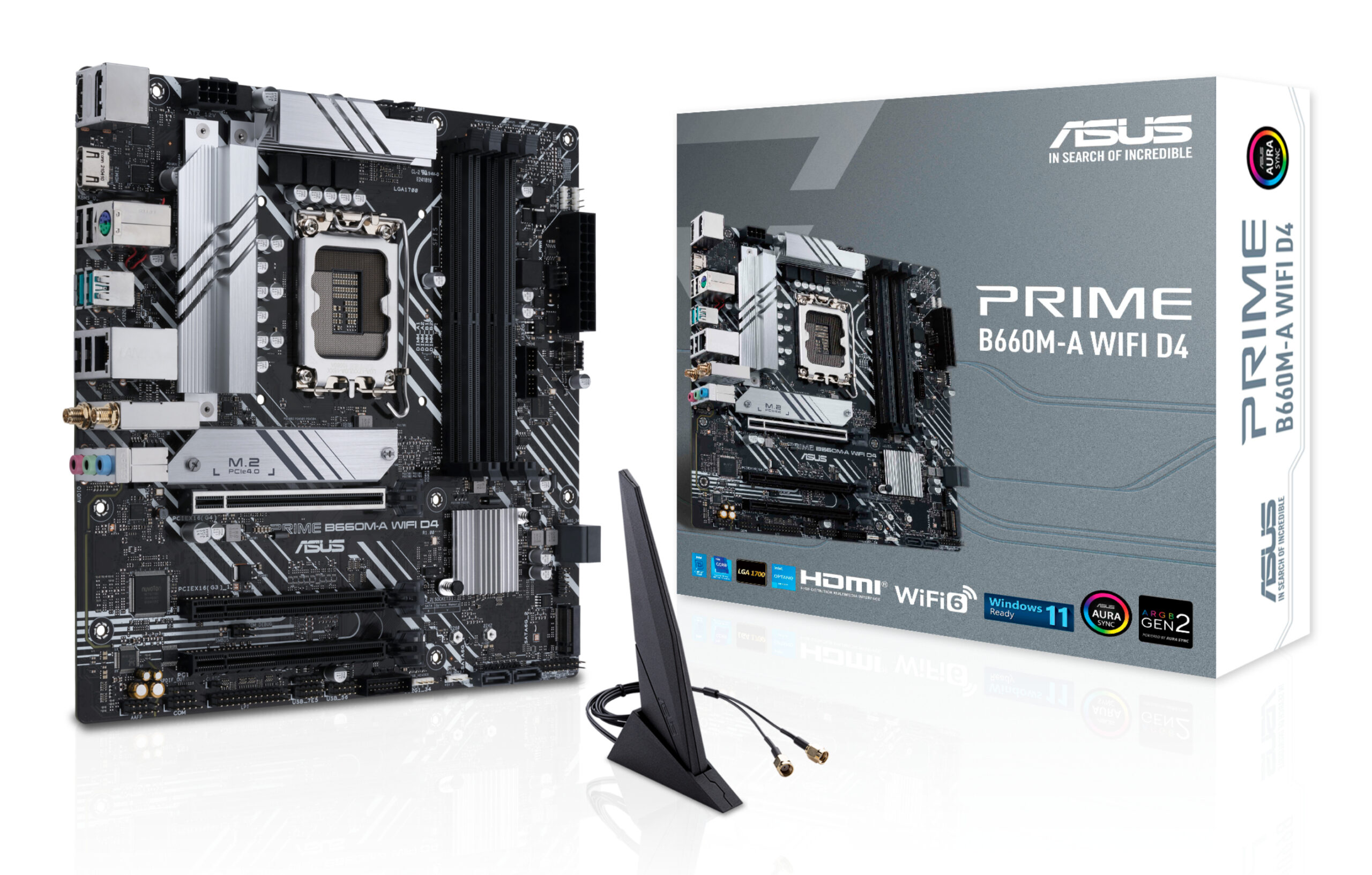 ASUS PRIME B660M-A WIFI D4 Intel B660 LGA 1700 micro ATX - Afbeelding 2