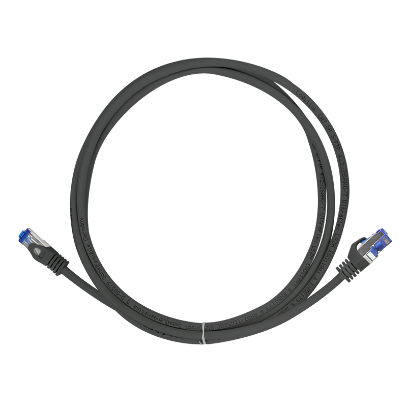 LogiLink C6A073S netwerkkabel Zwart 5 m Cat6a S/FTP (S-STP) Rond - Afbeelding 5