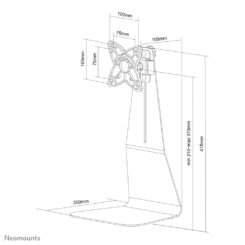 Neomounts FPMA-D800 Monitorstandaard 10-27" - Afbeelding 4