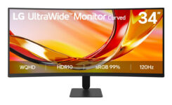 LG 34U601B-B computer monitor 86,4 cm (34") 3440 x 1440 Pixels Dual WQHD LCD Zwart