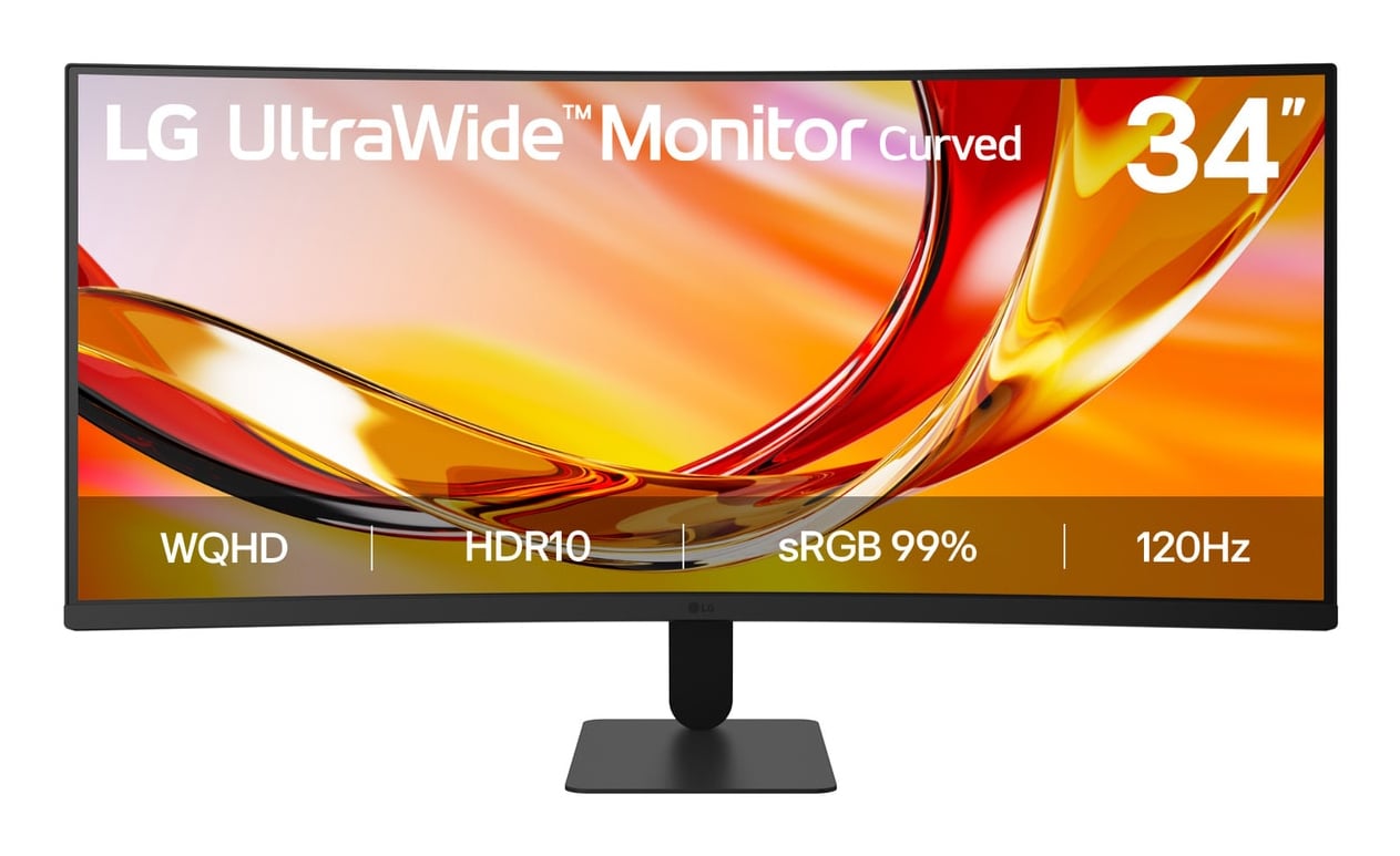 LG 34U601B-B computer monitor 86,4 cm (34") 3440 x 1440 Pixels Dual WQHD LCD Zwart - Afbeelding 2