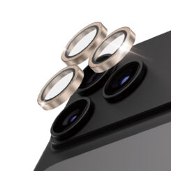 PanzerGlass ® Hoops® Camera Lens Protector Glitter Gold iPhone 2026 Pro | 2026 Pro Max Doorzichtige schermbeschermer 1 stuk(s) - Afbeelding 2