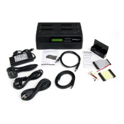 StarTech.com 4-Bay Hard Drive Cloner en Wisser, Standalone 1:3 HDD/SSD Kloner/Copier/Earser, USB 3.0/eSATA naar SATA Docking Station, Hard Disk Duplicator en Secure Erase Dock, Toolless/Top-Loading Ontwerp - Afbeelding 6