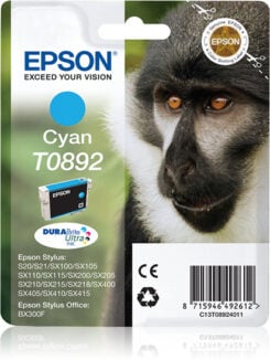 Epson Monkey T0892 Aap DURABrite Ultra afzonderlijke cyaan inkt