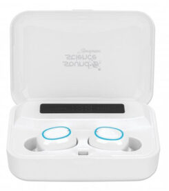 Manhattan 180399 hoofdtelefoon/headset Draadloos In-ear Oproepen/muziek Bluetooth Wit - Afbeelding 4