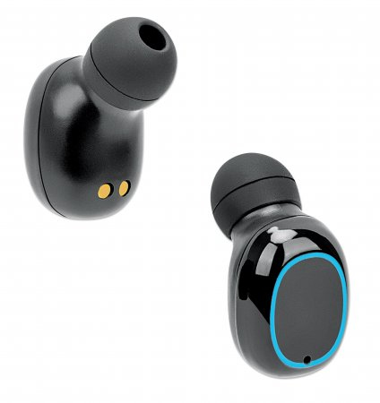 Manhattan 180382 hoofdtelefoon/headset Draadloos In-ear Oproepen/muziek Bluetooth Zwart - Afbeelding 6