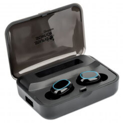 Manhattan 180382 hoofdtelefoon/headset Draadloos In-ear Oproepen/muziek Bluetooth Zwart - Afbeelding 3