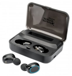 Manhattan 180382 hoofdtelefoon/headset Draadloos In-ear Oproepen/muziek Bluetooth Zwart - Afbeelding 5