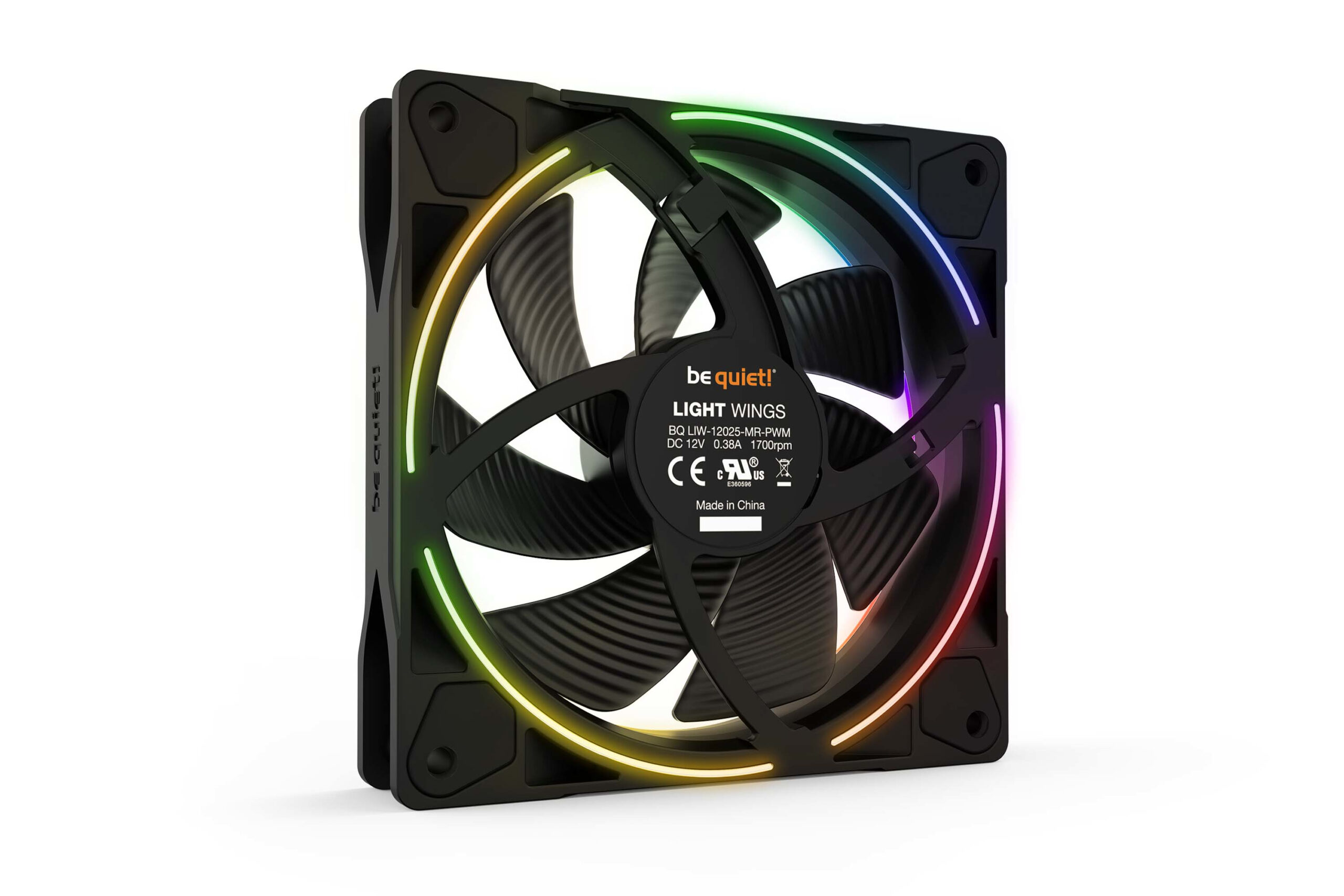 be quiet! Light Wings | 120mm PWM Triple Pack Computer behuizing Ventilator 12 cm Zwart 3 stuk(s) - Afbeelding 5