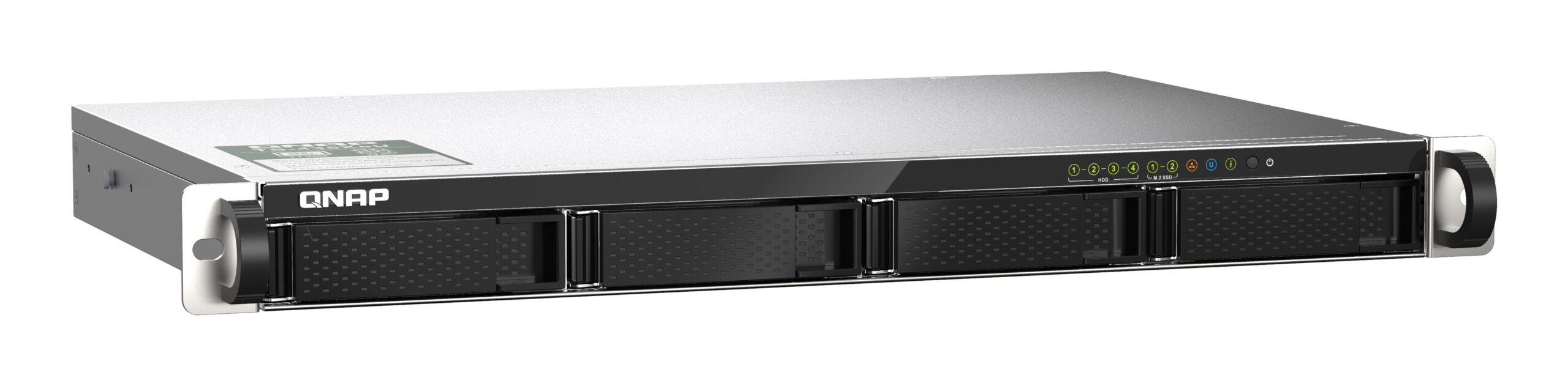 QNAP TS-435XEU NAS Rack (1U) Marvell CN9131 4 GB DDR4 0 TB QNAP QTS Zwart, Grijs - Afbeelding 4