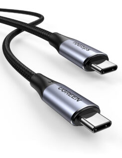 Ugreen 80150 USB-kabel USB 3.2 Gen 2 (3.1 Gen 2) USB C 10 Gbit/s 100 W Zwart