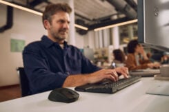 HP Multi-DevDual-ModeKBDwPlm EMEA-INTL E toetsenbord Zwart - Afbeelding 5