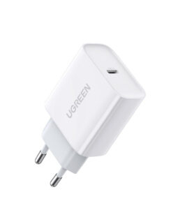 Ugreen 60450 oplader voor mobiele apparatuur Universeel Wit AC Snel opladen Binnen
