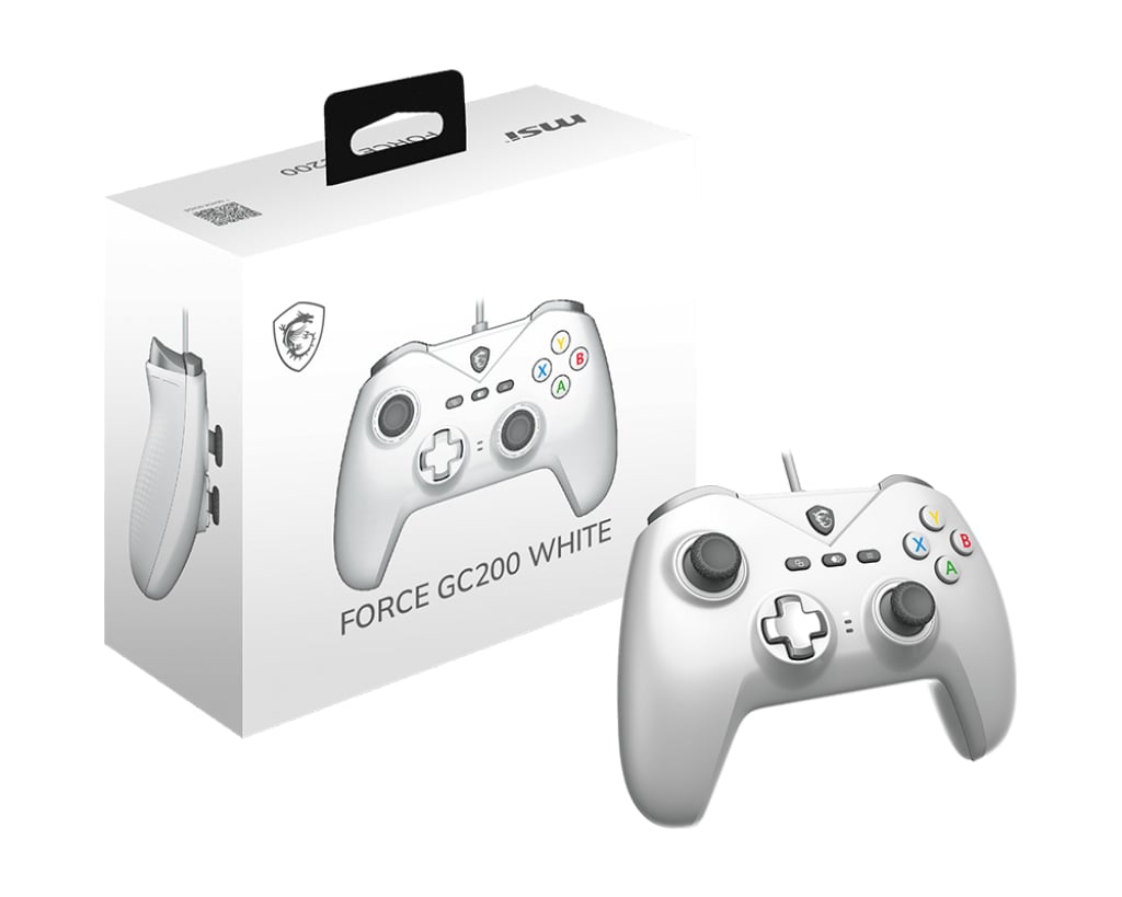 MSI FORCE GC200 WHITE game controller Wit USB Gamepad Analoog/digitaal Android, PC - Afbeelding 6