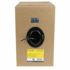 StarTech.com Bulkrol Cat 5e Ethernet kabel - CMR geclassificeerd - 304,8 m - massief - zwart - Afbeelding 3