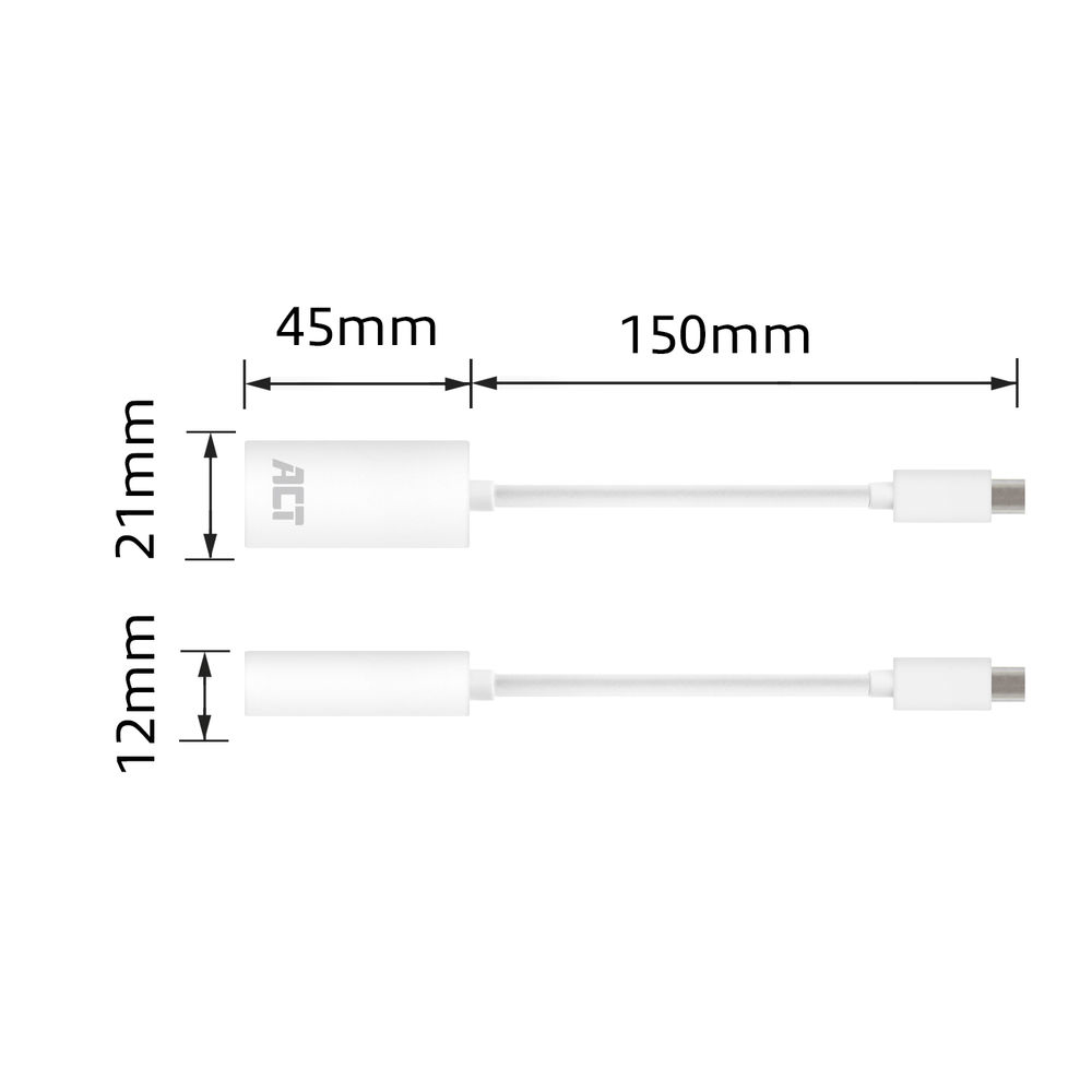 ACT 0,15 meter Mini DisplayPort male naar HDMI-A female adapter - Afbeelding 4